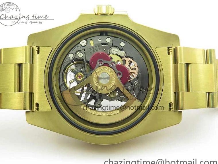 Good Copy Rolex Watches Skeleton Submariner on SA YG Edition Pirlo Project Bracelet Best 2981 YG Andrea VRF Popular 0108